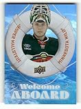 2024-25 Upper Deck Welcome Aboard #WA-5 Jesper Wallstedt RC Rookie Minnesota Wild NHL Hockey Trading Card