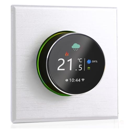 Thermostat de chauffage au sol électrique réglable avec interrupteur mural - 2