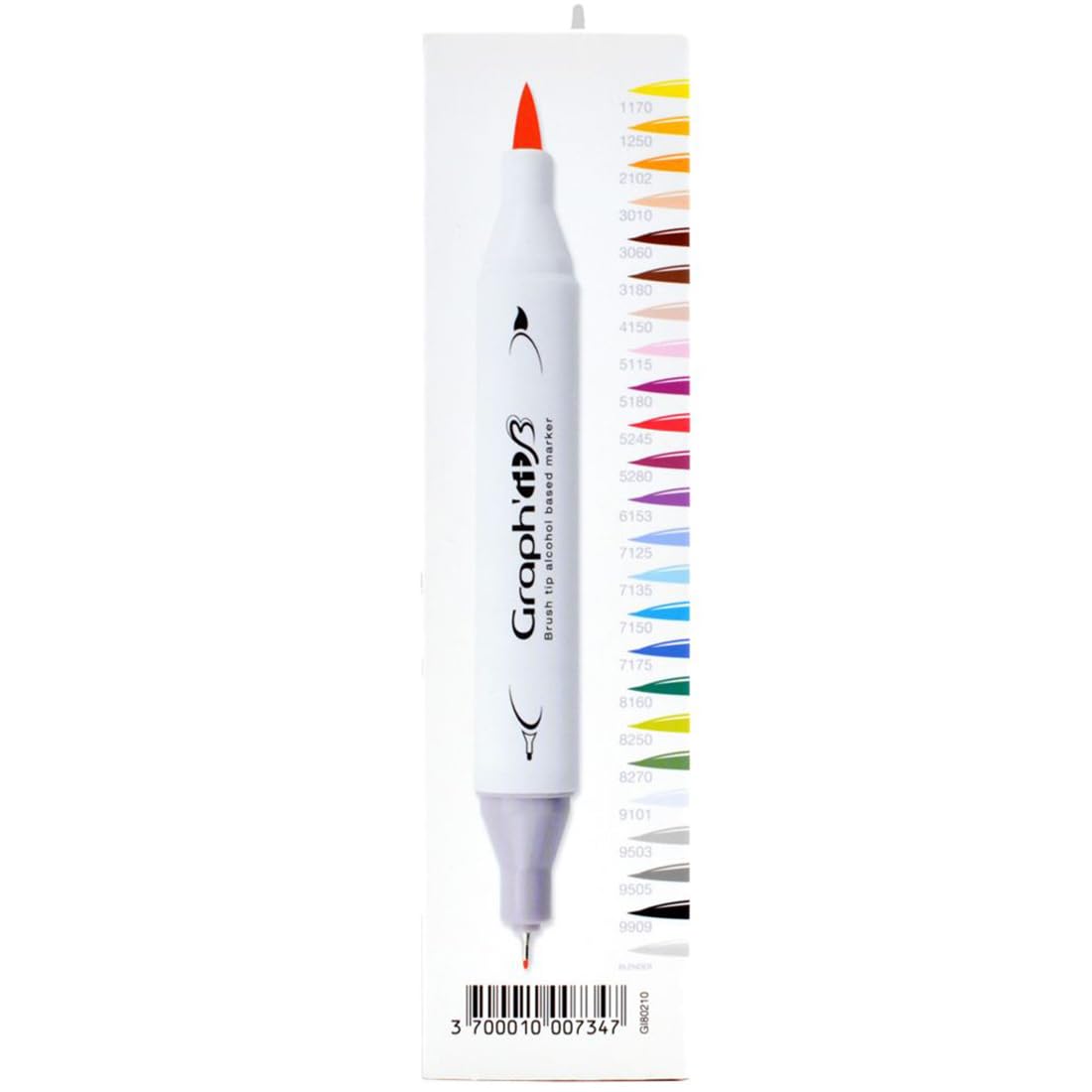 graph' it Brush gi80210 Essential Set de 24 rotuladores (doble punta, colores surtidos