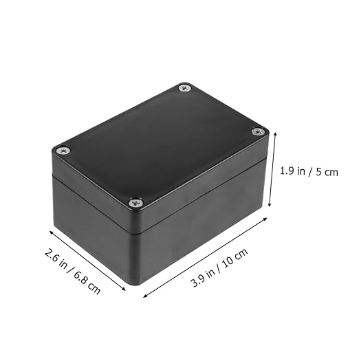 Caja de empalmes plástica POPETPOP para proyectos electrónicos miniatura 2