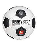 DERBYSTAR Unisex – Erwachsene Bundesliga Brillant APS Classic v23 Fußball, weiß, 5
