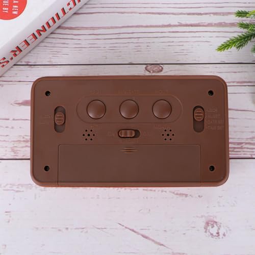 Reloj de escritorio digital en madera para decorar tu oficina 5