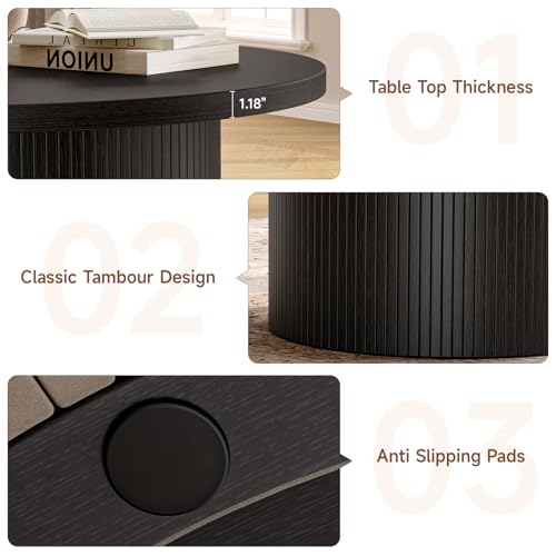 ONBRILL Tambour Design Coffee Table