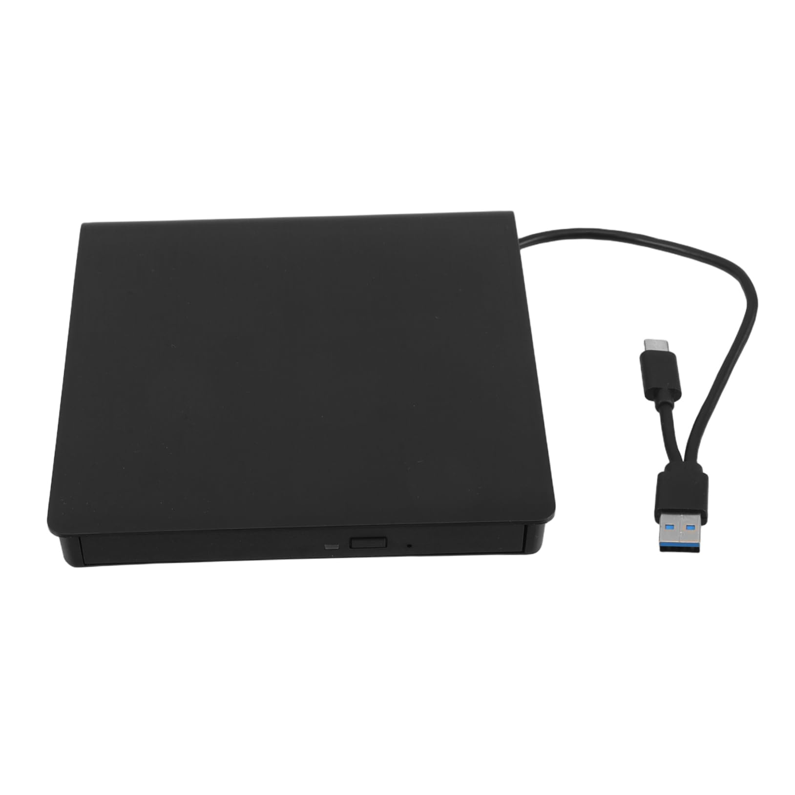 Hemobllo Masterizzatore CD Dvd Esterno Portatile per Laptop e Computer Nero | USB Type-c, Lettura Dischi Multidevice, Struttura in Plastica e Metallo