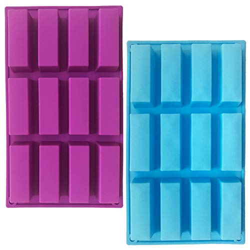 Set di 2 stampi rettangolari in silicone, 12