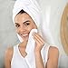Utopia Towels 12 Pack Cotton Washcloths Set, 100% Ring Spun Cotton, Premium Flannel Face Cloths, Highly Absorbent and Soft Feel Fingertip Towels, White