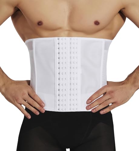 Mens Waist Trainer Trimmer Tummy Control Shapewear Slimming Girdle Stomach Band Back Support Body Shaper Belt