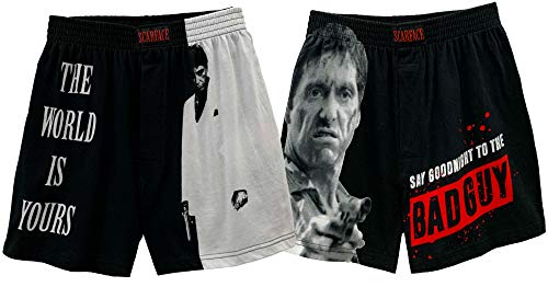 Scarface Tony Montana Men's Pajama Pants Loungewear - Boxer Shorts and Pants 2 Pieces Sets