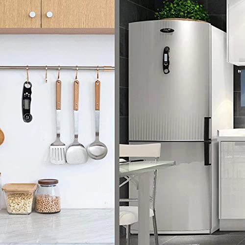 Meat Digital Thermometer,REMALL Instant Read Food/Meat Thermometer for Cooking, Fast & Precise with 2-in-1,Backlight, Magnet, Calibration, and Foldable Probe for Deep Fry, BBQ, Grill, and Roast Turkey