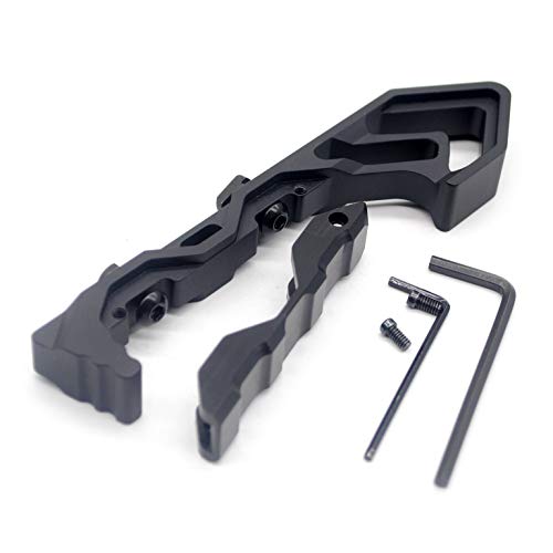 TRIROCK Hand Stop Aluminum Anodized for Both Keymod M-lok Handguard System Cover