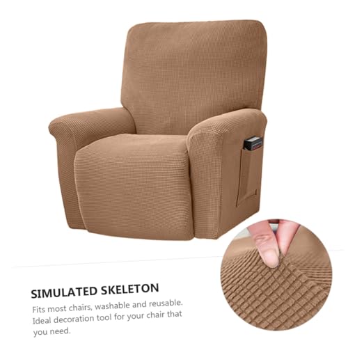 Funda para silla de masaje elástica de poliéster protector lavable MUCKLILY 8