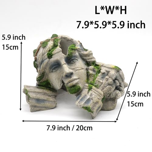 relaqcc Reptile Cave Hideout Tank Accessories Decorations, Aquarium Hideaway Cave Fish Tank Decorations for Amphibians, Betta Fish, Shrimp, Lizards, Leopard Gecko - Image 4