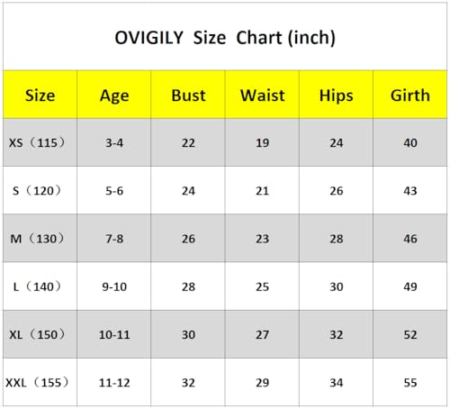 Ovigily Girls Kids Long Sleeve Dance Unitard Bodysuits thumb #4