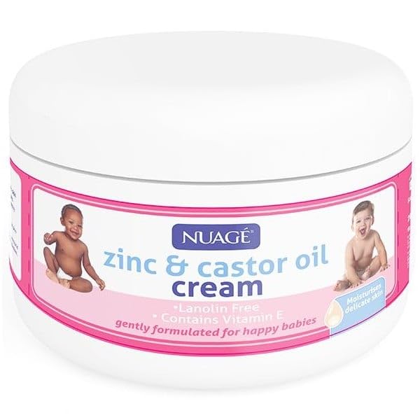 Zinc & Castor Oil Cream, Gentle & Effective for Sensitive Skin Ideal for Babies & Toddlers