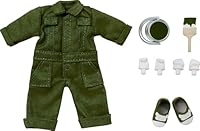 ねんどろいどどーる おようふくセット カラフルつなぎ カーキ