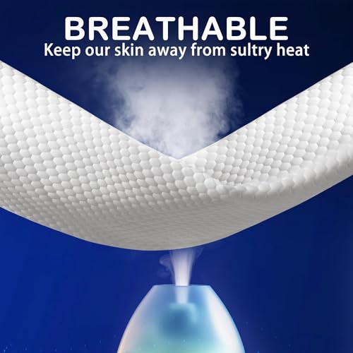 Image of Cooling Memory Foam Bed Pillow Adaptive Pillows for Neck Pain Relief Medium Firm Pillow for Side Back and Stomach Sleepers Keep Pressure Relief to Deep Sleep Set 2