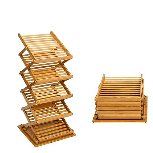 Présentoir pliable en bambou haut de gamme pour documents A3 A4