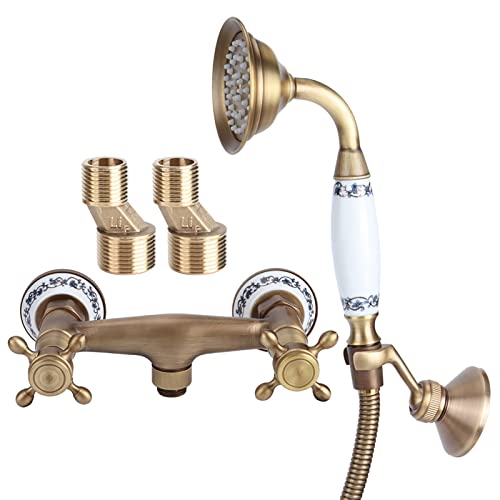 Kit de douche en cuivre style vintage chic GLOGLOW