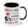 Best Dad Ever Mug – Gifts for Dad from Daughter, Son – Dad Gifts for Fathers Day from Kids – Dad Birthday Gift – Birthday Gifts for Dad – Funny Gifts for Dad, New Dad – Dad Ceramic Mug11 Oz