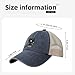OMZXBVIFO Coat of Arms of Austria Flag Austrian Emblem Cowboy Mesh Baseball Cap, Casual Trucker Hat Navy Blue