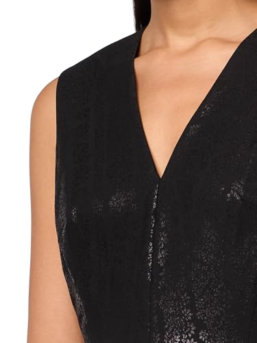 Image of Tommy Hilfiger Women's Sleeveless V-Neck A-line Midi Dress