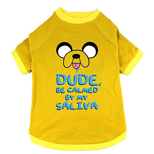 Adventure Time "Jake Saliva Pet T-Shirt: X-Large