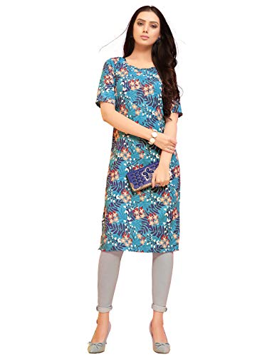 Image of Sanisa Women's Crepe Straight Kurta