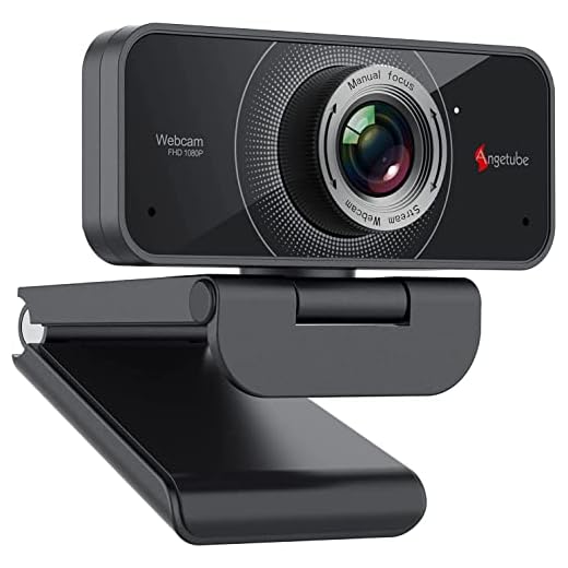 Angetube 1080P Webcam with Microphone - USB Computer Camera for Laptop/Desktop/Mac - HD PC Web Cam for Zoom/Skype/Teams/Xbox, Streaming | Video Conferencing | Calling