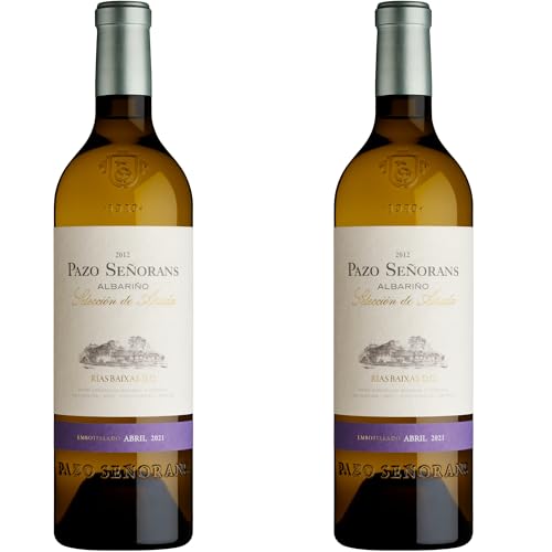 Pazo Señorans – Vino Blanco Albariño Selección de Añada | Denominación Rías Baixas | 13 % vol. | Acidez vibrante y mineralidad atlántica | Joven y elegante - 2 Botellas 75cl