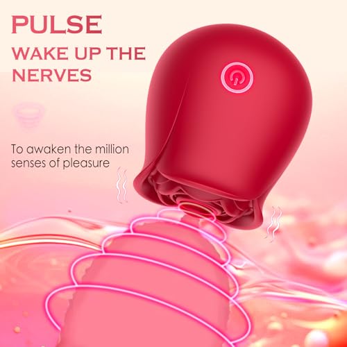 Image of Rose Toy + Wand Massager Set, Rechargeable Silicone Personal Massagers for Women, Discreet Storage, Gift-Ready Wellness Duo