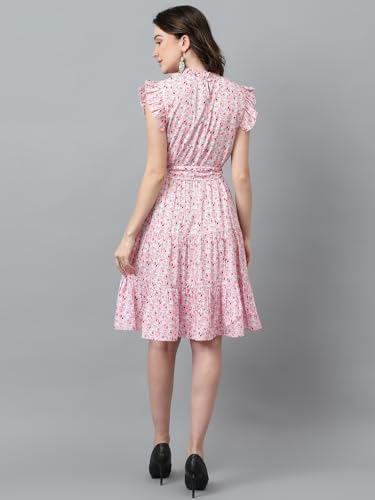 Image of KOTTY Women's Fit and Flare Multicolor Dress