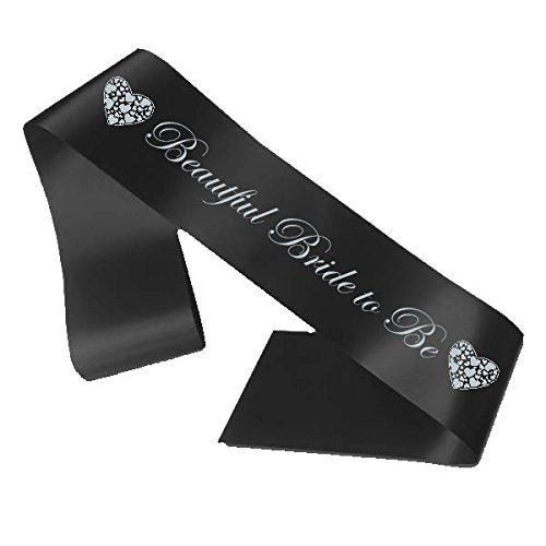 Fancy Pants Store Beautiful Bride to Be Sash - Black