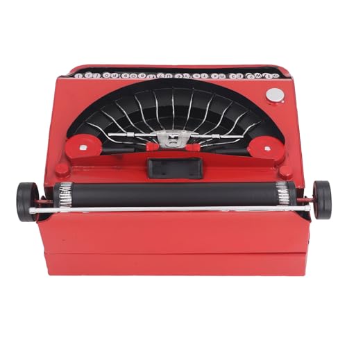 Retro-Schreibmaschinenmodell, Schreibmaschinen-Tischdekoration, Künstlerisches Eisen für Heimstudios, Büros, Cafés