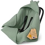 🎁【IDÉE CADEAU PARFAITE 】 – La couverture pour siège auto bébé est un accessoire de base élégant pour le trousseau de bébé. La couverture enveloppante pour siège bébé d'hiver est idéale comme cadeau de naissance ou pour une baby shower.