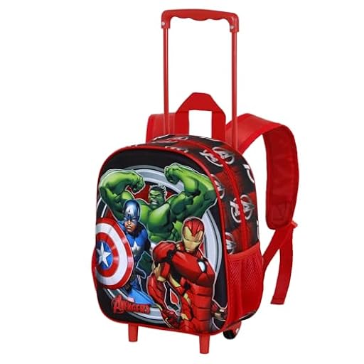 Marvel Los Vengadores Almighty-Mochila 3D con Ruedas Pequeña, Rojo, 26 x 34 cm, Capacidad 7 L | Ya disponible en tu tienda friki favorita! En mundofriki.es! Marvel Los Vengadores Almighty-Mochila 3D con Ruedas Pequeña, Rojo, 26 x 34 cm, Capacidad 7 L | Ya disponible en tu tienda friki favorita! En mundofriki.es!