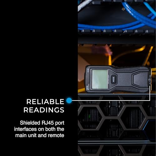 Evite errores de red con el cable de datos RJ45 LCD Wiremapper 33-855 6