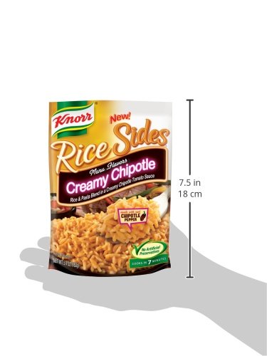 Image of Knorr Rice Sides Rice Side Dish, Creamy Chipotle 5.4 oz (Pack of 12)