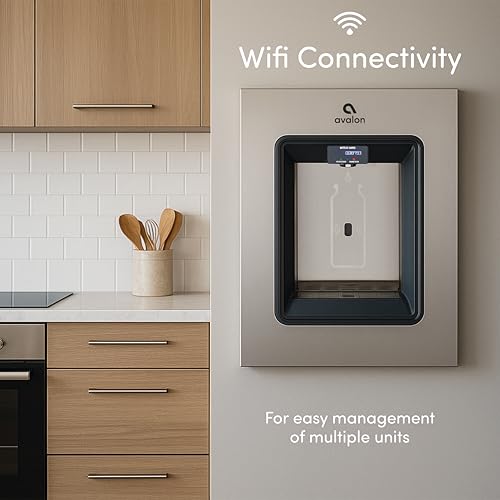 Image of Avalon in-Wall Bottle Filling Station, Sensor Dispensing, Self Cleaning, Digital Bottle Counter Display, Dual Filtration, WiFi Enabled, Stainless Steel
