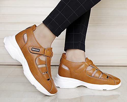 Image of BXXY Men's 3 Inch Hidden Hight Increasing Casual Outdoor Wear Sandal
