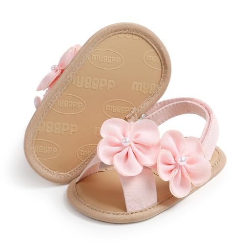 Image of Infant Baby Girls Boys Summer Sandals Premium Unisex Non Slip Rubber Soft Sole Breathable Toddler First Walker Outdoor Beach Shoes