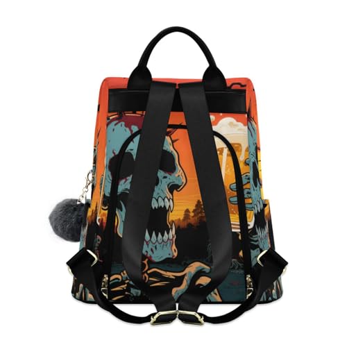 Fashion backpack for travel trendy backpack for women waterproof for Daily College Shopping with Pom-pom keychain2