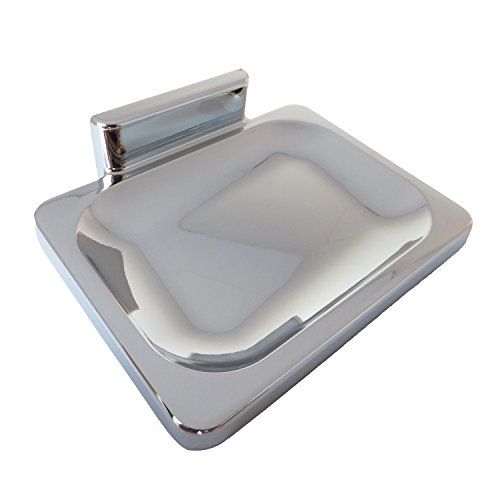 Lasco 35-5007 Hallmack Style Soap Dish Bathroom Accessory, All Metal Construction, Chrome Plated Finish #TOP29