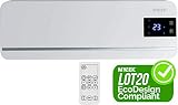 MYLEK Electric 2kW Over Door Fan Heater Air Curtain / Cooling Fan with LED Displ...