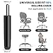 Omyoffice 5.5 inch Office Chair Gas Lift Cylinder-Office Chair Replacement Parts,Universal Size Fits Most Chairs,Heavy Duty Gas Lift Hydraulic/Pneumatic Piston(Black)