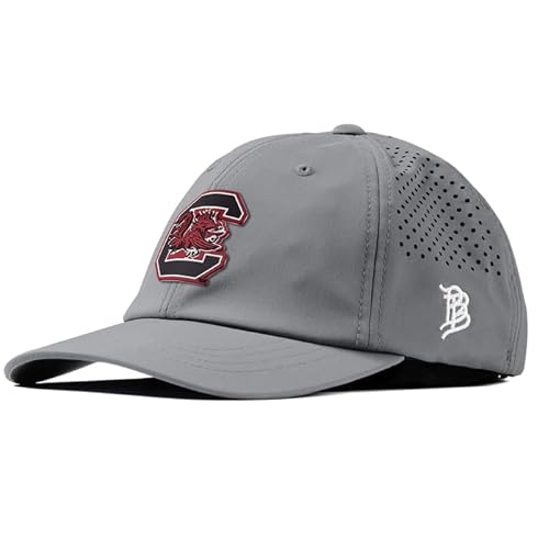 Branded Bills Officially Licensed x South Carolina Fighting Gamecocks Slate Performance Dad Hat Gamecocks Garnet PVC