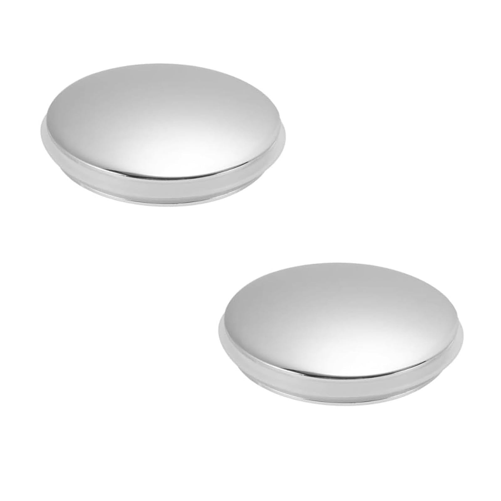 HARY 2 Pack Push Button Basin Waste 35mm Click Clack Sink Plug Replacement for
