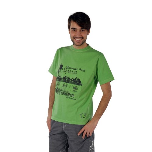 iQ-Company Rough - Camiseta para Hombre, tamaño XXL, Color Verde