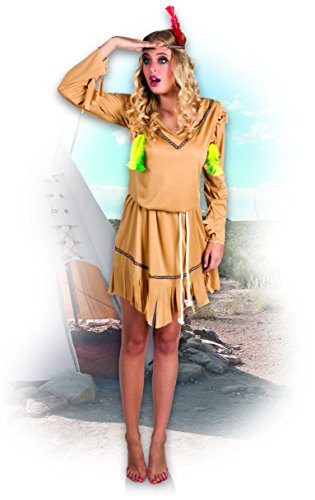 Boland 83813 - Costume Donna Indiana, Taglia M, Vestito, Fascia Per Capelli E Cintura, Squaw, Selvaggio West, Carnevale, Festa A Tema - 3