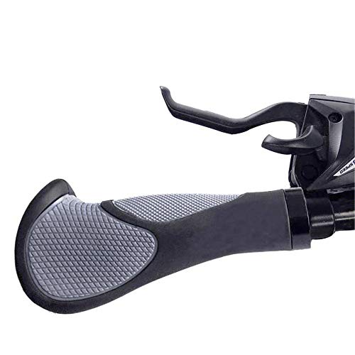 Eyech One Pairs Bike Handlebars Grips, Rubber Ergonomic Bicycle Handlebars Grip For Mountain Bike #TOP12