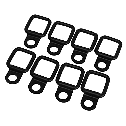 8Pcs Cargo Rimorchio Montaggio Superficie Tie-Down D-Rings Per Camion Tie Down Ancore Cargo D Anelli Heavy Duty Tie Down Ancoraggi Strap Ganci